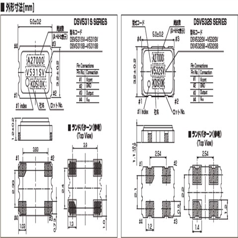 KDS晶振,DSV531SV晶振,DSV532SV晶振,壓控晶振