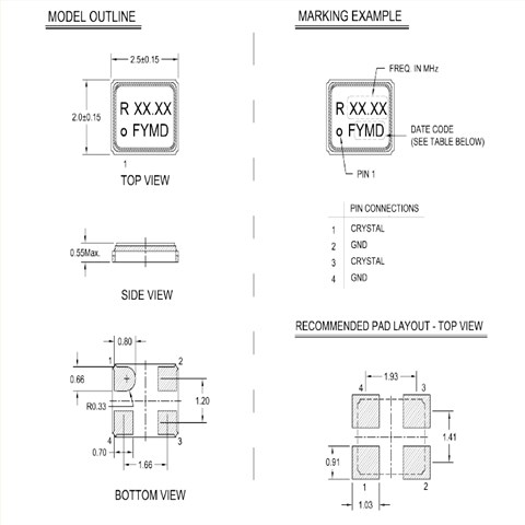 Rakon晶振,RSX-10晶振,SMD晶振