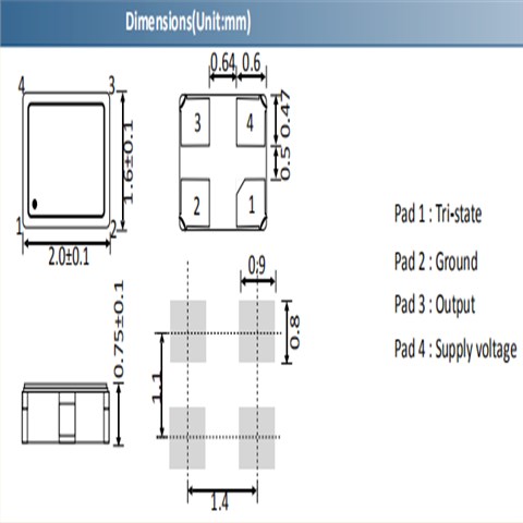 ACT晶振,進(jìn)口貼片晶振,92016S時(shí)鐘振蕩器