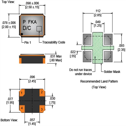 進口威爾威晶振,TC02溫補晶振,TCT2-12000X-WNB1RX晶振