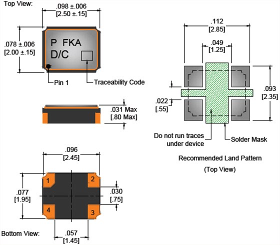 TC02 2520 TCXO TC02 2520 TCXO