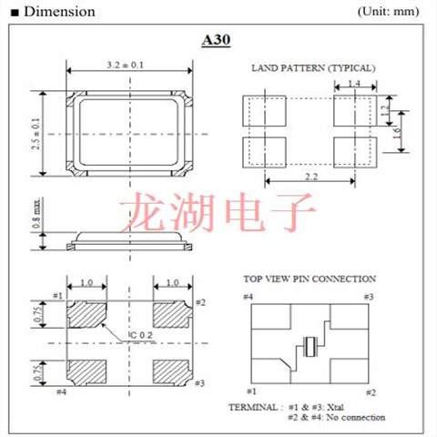 ITTI進口晶振,A30USB晶振,A30100-16.0000-8晶振