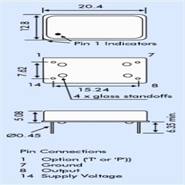 歐洲石英晶振\16.3840MHZ-EQXOPL-1000UITA\XO振蕩器\6G模塊晶振