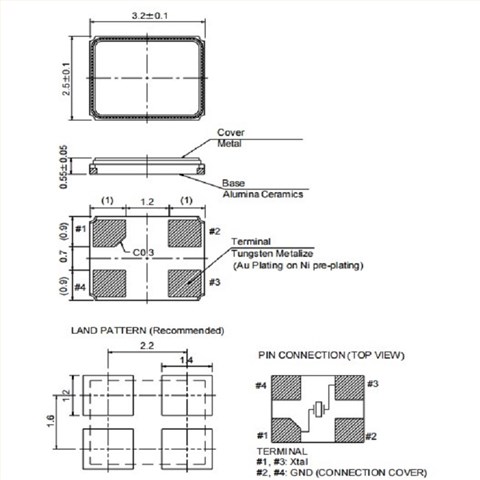 NX3225SA電信設(shè)備晶振,NX3225SA-16.384MHz-STD-CQR-1,日本電波石英晶體