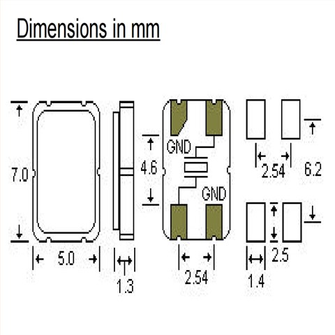 AAS24M000000DHJ18H,24MHZ,AA系列晶振,STD無源晶振,7050mm