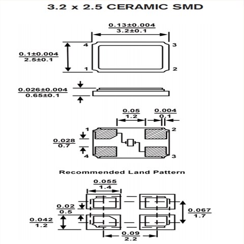 FMXMC2S18HJA-36.000000M-CM,FMXMC2S系列,3225mm,36MHZ,FMI水晶振動子