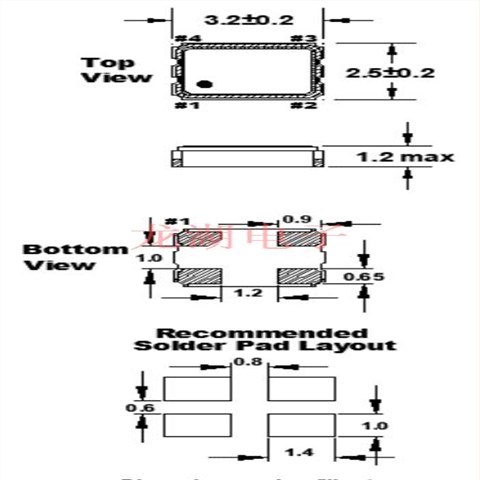 FO3HLBBM48.0-T1,FOX福克斯晶振,有源晶振,3225mm