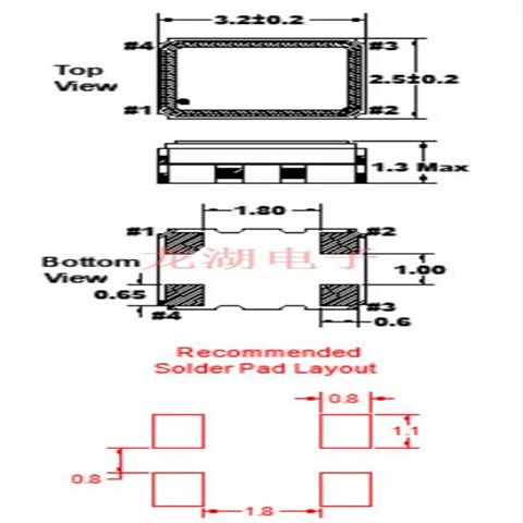 FB3HDBLM0.032768,3.768K晶振,福克斯晶振,高溫晶振