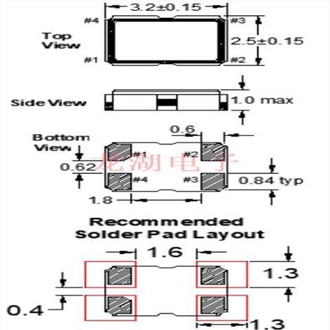 FT3HNBPK25.0-T1,SMD晶振,FOX電子,25MHz