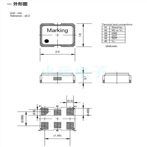 LV-PECL差分晶振,日本NDK晶振,NP2016SA,低抖動晶振,2016貼片晶振