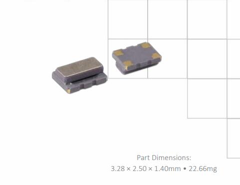 CTS新款時鐘頻率32.768K溫補晶振問世