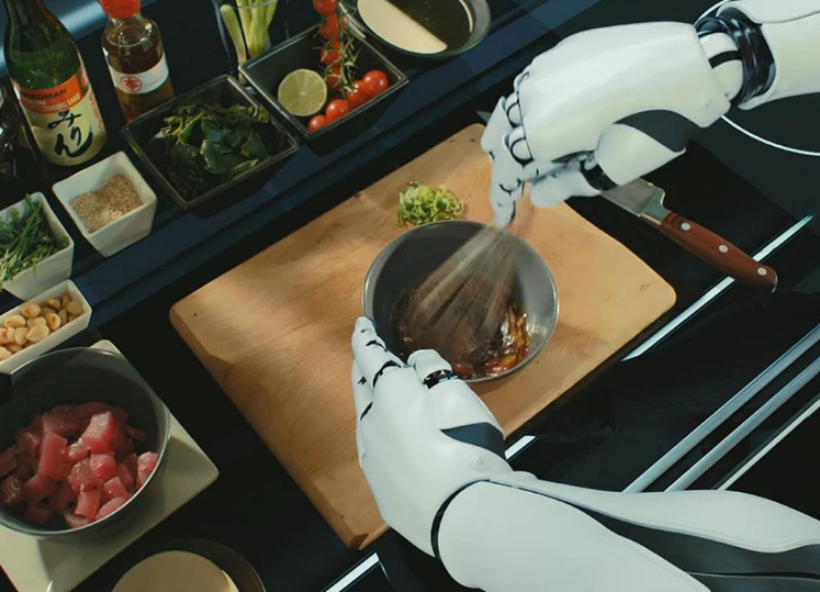 營養膳食方面智能晶振大廚機器人會做得更好