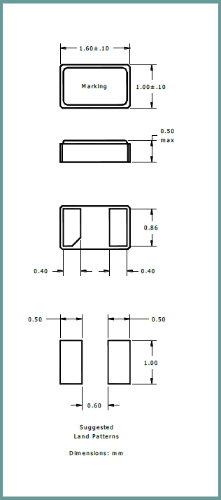 IL3W晶振,超小32.768K貼片晶振,智能手機1610晶振