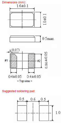 KX&ndash;327FT晶振,1610石英晶體,32.768無源晶振