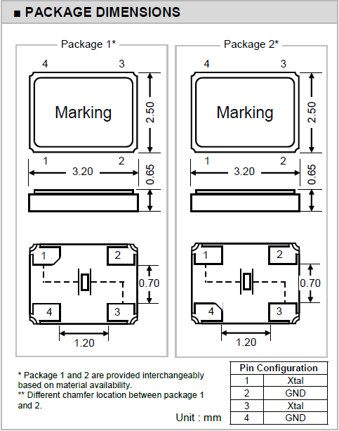 CS32H晶振,輕型3225貼片晶振,高品質石英晶體諧振器