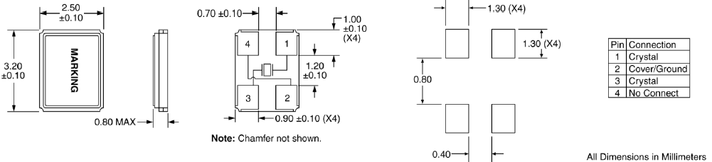 金屬面晶振,進口晶振IXA16晶振