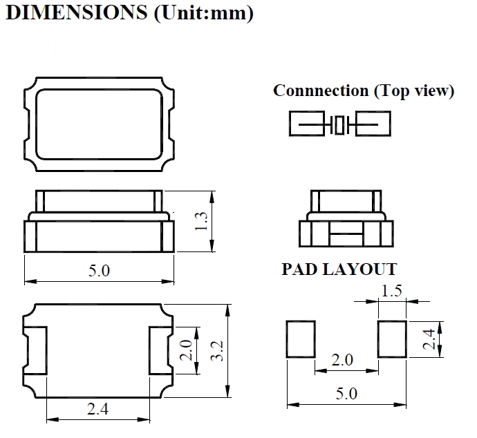 QCM20-21AF12-32.000,QVS無源諧振器,6G路由器晶振