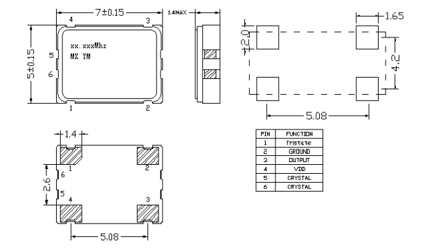 Macrobizes晶振,石英振蕩器,OS75-3-6-24M-B50-1-TR晶振,四腳貼片晶體 Macrobizes晶振,石英振蕩器,OS75-3-6-24M-B50-1-TR晶振,四腳貼片晶體